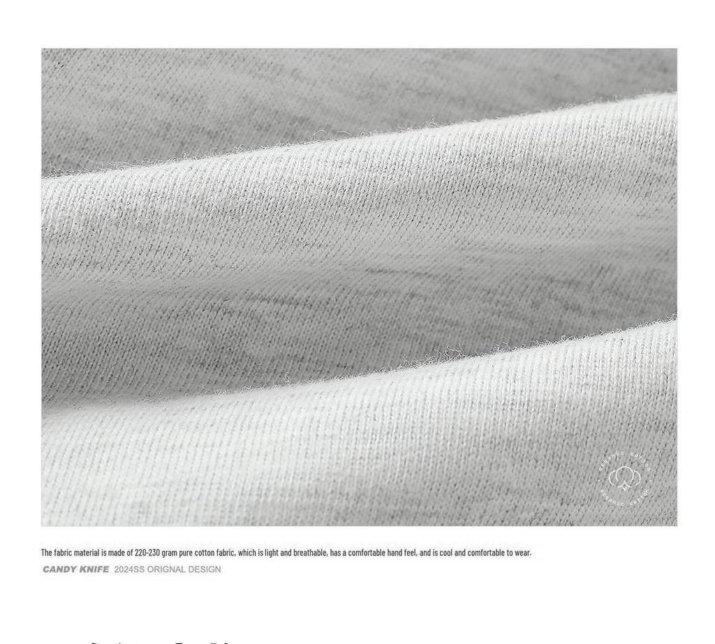 Trendy Cartoon Print Bestie T-Shirt - Pure Cotton Short Sleeve