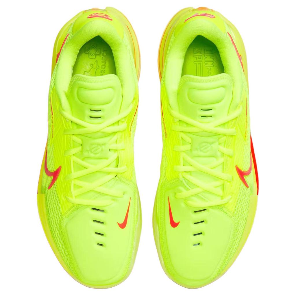 Nike Эйр Зум GT. Дышащие баскетбольные кроссовки Cut 1, унисекс, желто-красные, IH3991-700