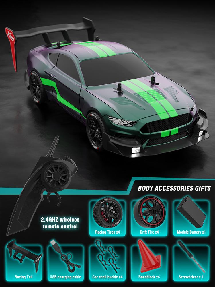 4WD Радиоуправляемая дрифт-машина 1/14 Радиоуправляемые гоночные машины 50 км/ч Высокоскоростной электрический гоночный автомобиль для детей Игрушки для мальчиков Подарки детям