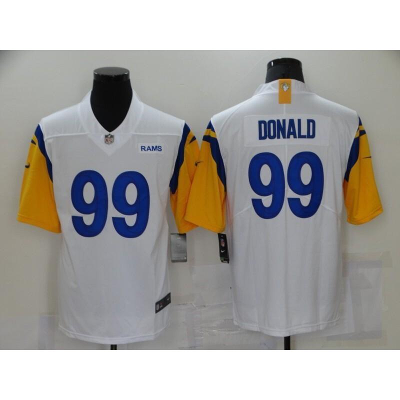 Mens Loose Fit Cotton Blend Hoodie Los Angeles Rams Football Team Number 17 12 10 16 99 Fans Sportswear Round Neck Sweatshirt
