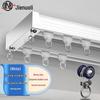 white ceiling mount - bearing wheels