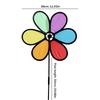 1-6 шт. Цветочная ветряная мельница Ветряной спиннер Красочный Креативный Отпугиватель птиц Уличный Газон Двор Цветочные спиннеры Садовое украшение Детская игрушка