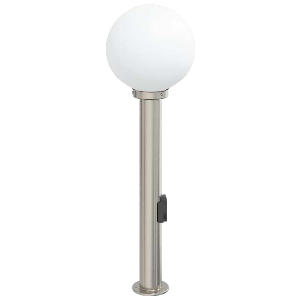 Stainless Steel Bollard Light with Socket 80 cm IP44