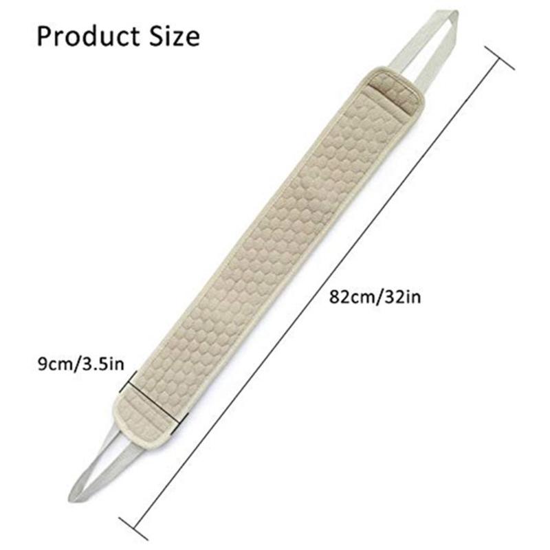 Long Lasting Body Scrubber With Gentle Exfoliations Tool For Back Cleansing And Stress Relief In Bathroom Storage