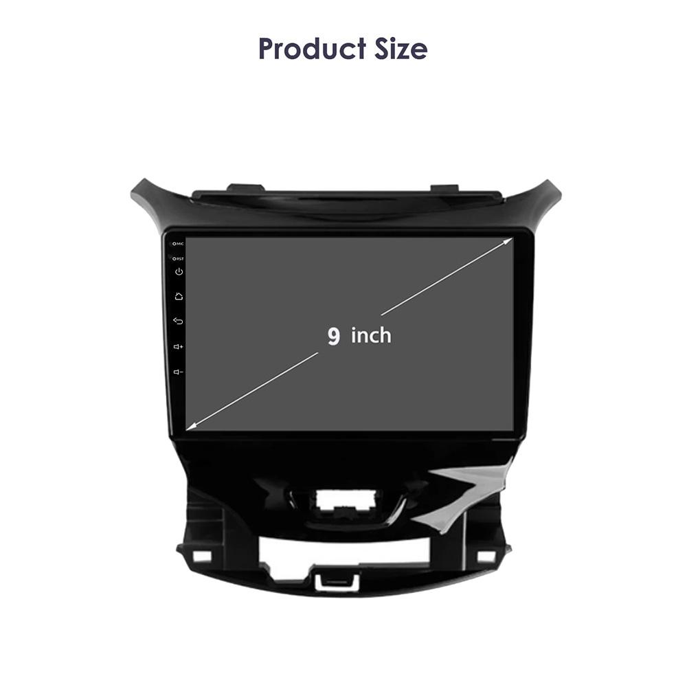 Для Chevrolet Cruze 2 2015-2023 2 Din экран Carplay Android автомобильный радиоприемник мультимедиа видеоплеер навигация GPS головное устройство стерео