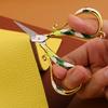 1pc Tailor Scissors Stainless Steel Fabric Cutter Enamel Trace Gold Silver Butterfly Courtly Luxury Old European Sewing Supply