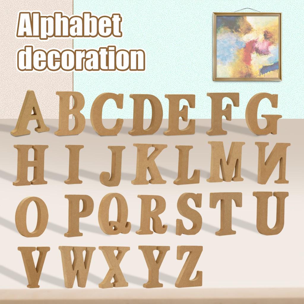 Wood Wooden A-&- Letter Wedding Birthday Party Home Decorations