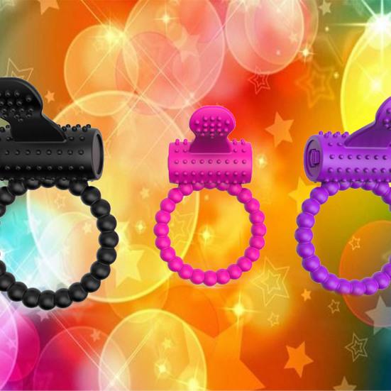 Male Masturbator Long-lasting Convenient Safety Material Wireless Exquisite Enhance Happiness Silicone Vibrating Penis Lock Ring for Men