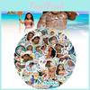 50pcs Cartoon Moana Paster Decorative Water Bottle Waterproof Sticker Gifts