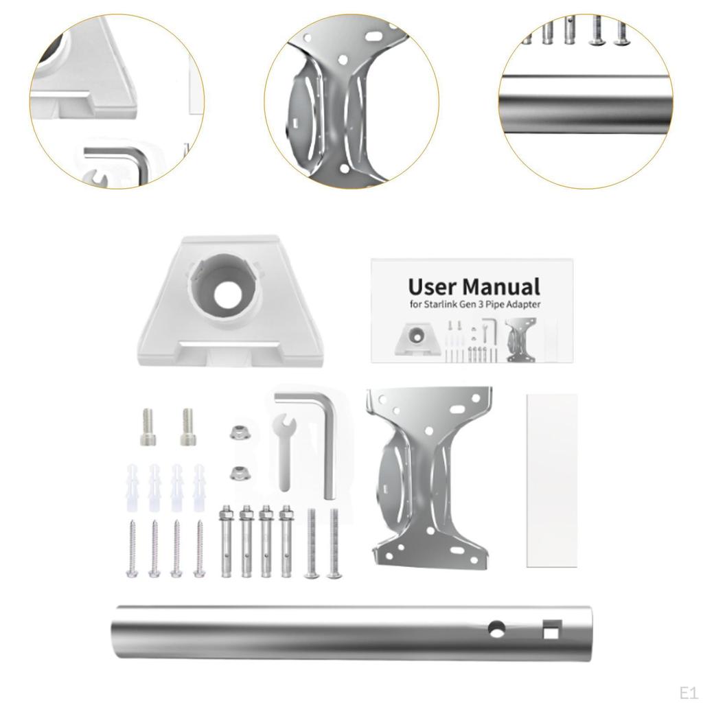 Монтажный комплект для настенного монтажа на крышу Gen 3. Прочный, универсальный, простой в установке адаптер для столба