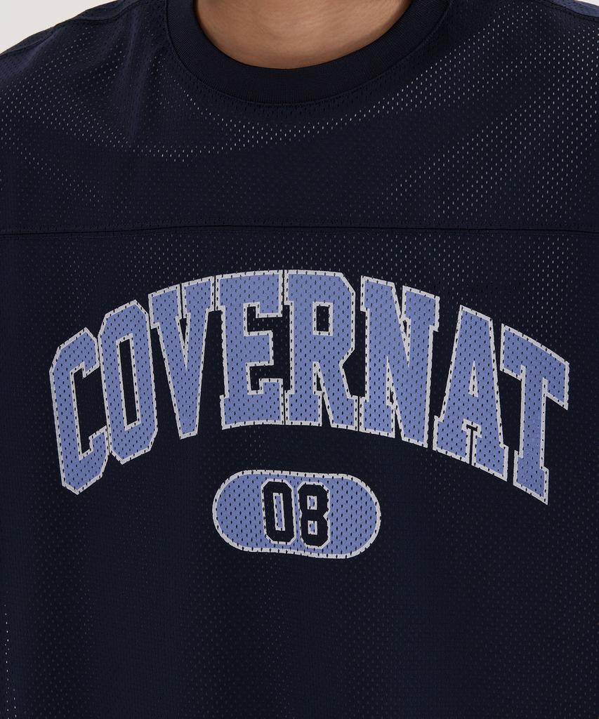 COVERNAT Arch Mesh T-Shirt Dark Navy