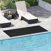 Floor Mat Black 1 x 2 m Rubber