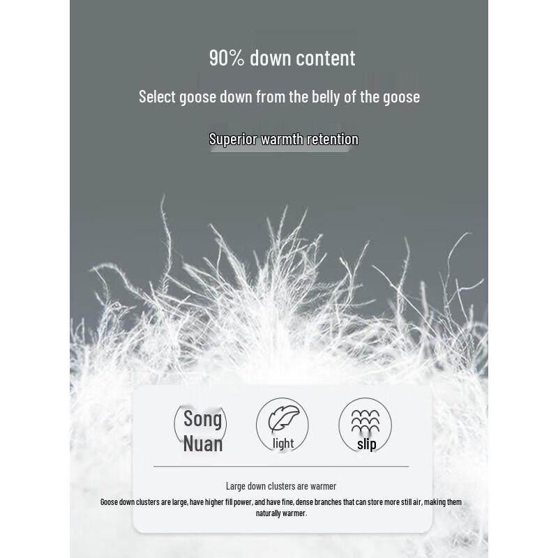 Yalu Men's 90% Goose Down Winter Trousers