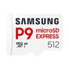 Карта microSDXC Express - Samsung - 512 ГБ - P9 Express - 800 МБ/с - Класс 10 - Антимагнитная - Водонепроницаемая