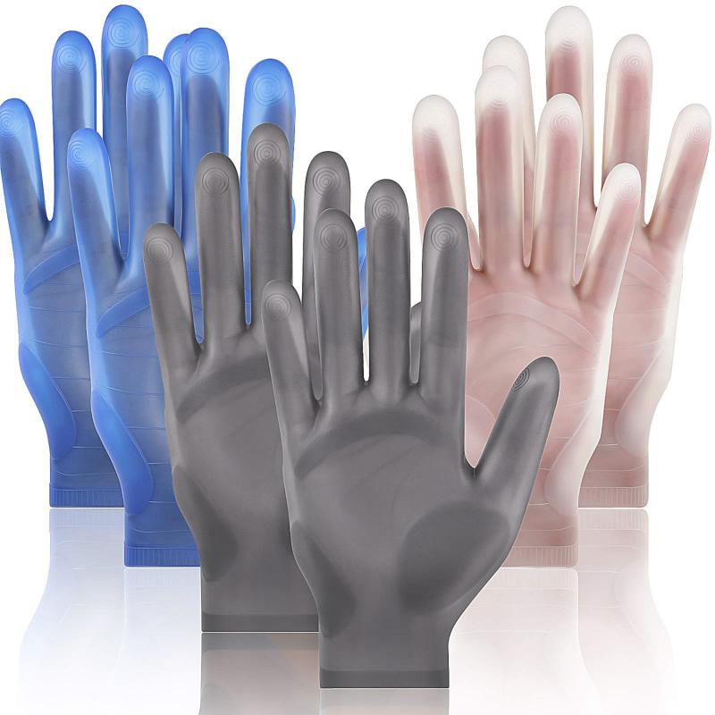 1 Pair Rubber Gloves Dishwashing Gloves Reusable Household Gloves Kitchen Gloves