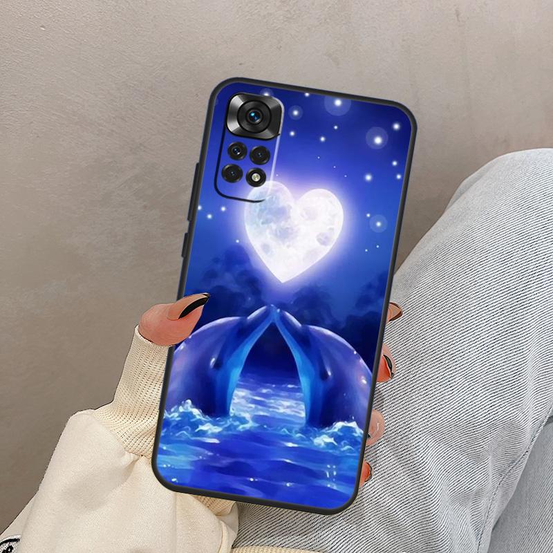 Дельфин Для Xiaomi Redmi Note 14 10 11 12 13 15 Pro Plus Чехол Обложка Для Redmi 15 15C 14C 10C 12C 13C