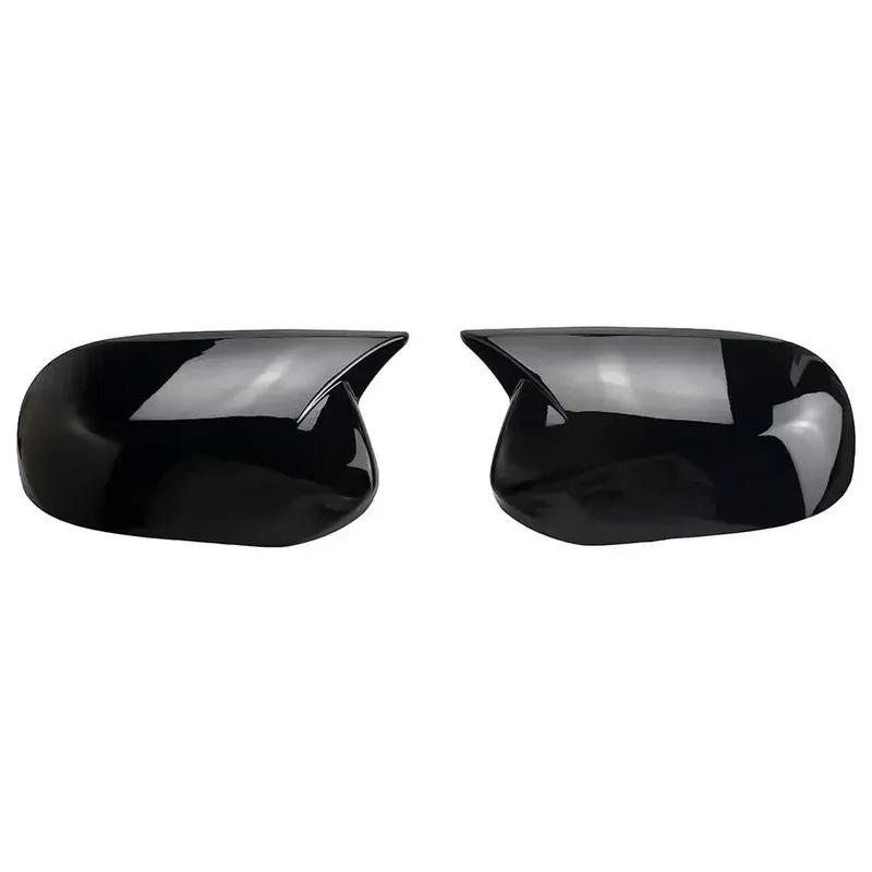 For Subaru Outback 2010 2011 2012 2013 Car Rearview Side Mirror Cover Wing Cap Exterior Door Housing Shell Trim ABS Carbon/Black
