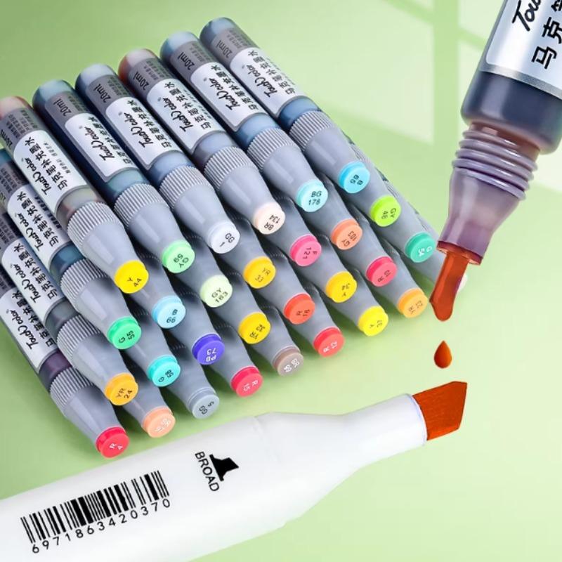 60 Color Marker Pen Refill Liquid Special Ink Art Supplies Students Painting Creation Drawing Book Graffiti Watercolor Paint