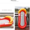Inflatable Recliner Adult with Net Floating Row Ins Swimming Ring Water Floating Bed Anti-rollover Swimming Ring