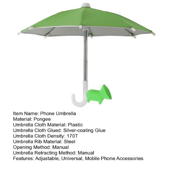 Зонтик для сотового телефона, регулируемая присоска со свиньей, подставка для телефона, универсальный уличный солнцезащитный козырек для мобильного телефона, аксессуары для телефонов