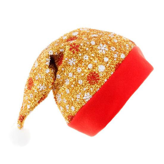 Шапка Санта-Клауса Все Подходит Удобная Мужская Женская Красочная Узор Снежинок Толстая Рождественская Шапка для Вечеринки EMA