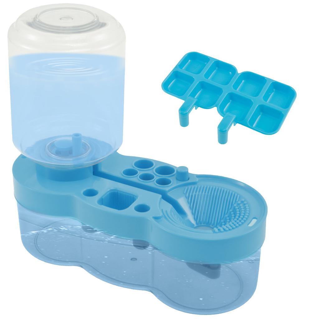 Кисть для мытья с кнопкой слива Автоматическая циркуляция воды Акварельная ручка Чистящее ведро Инструмент для чистки художественных кистей