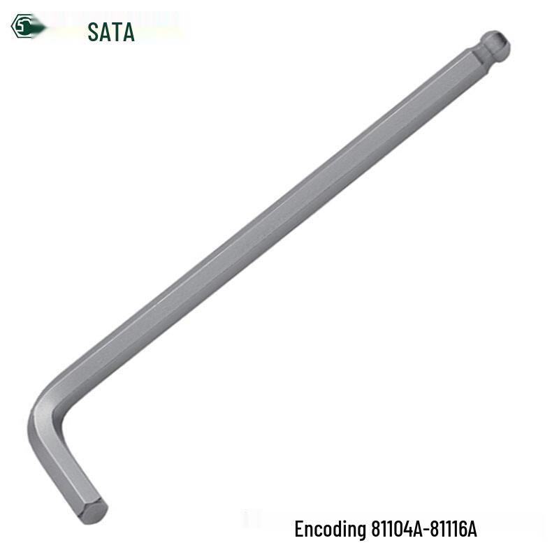 Набор SATA Метрических Шестигранных Ключей с Шаровым Наконечником Extra Long 81104A-81108A