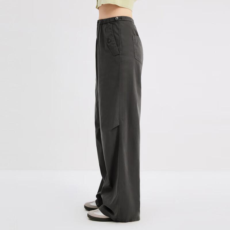 Ledin Women's American Retro Wide-Leg Cargo Pants