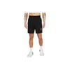 Dri-Fit Letter Print Elastic Knit Sports Shorts Men Shorts Black Iron-Gray DD1714-010