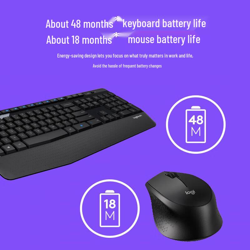 Logitech Беспроводной комбо-набор клавиатура и мышь MK345