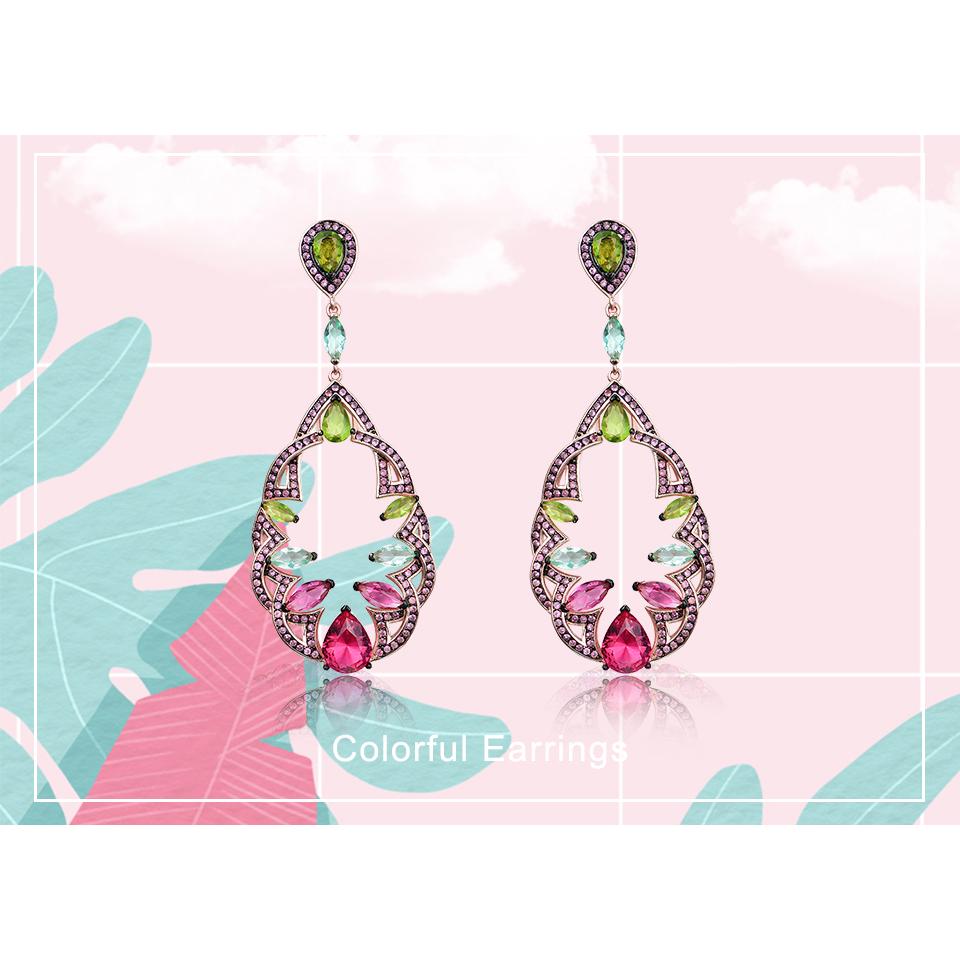 Umcho Серьги Dorp в стиле отпуска, серьги-подвески из стерлингового серебра 925 пробы, юбилей, день рождения, День святого Валентина, ювелирные изделия, подарки