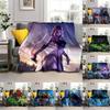 3D World Warcraft Супер Горящая Красота Принт Плед Креативность Супер Мягкий Фланель Подходит Для Дивана Или Кровати Плед для Йоги