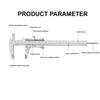 Accuracy 0.02mm Caliper Metric Mircometer Gauge Practical Vernier Calipers  Measuring Tool