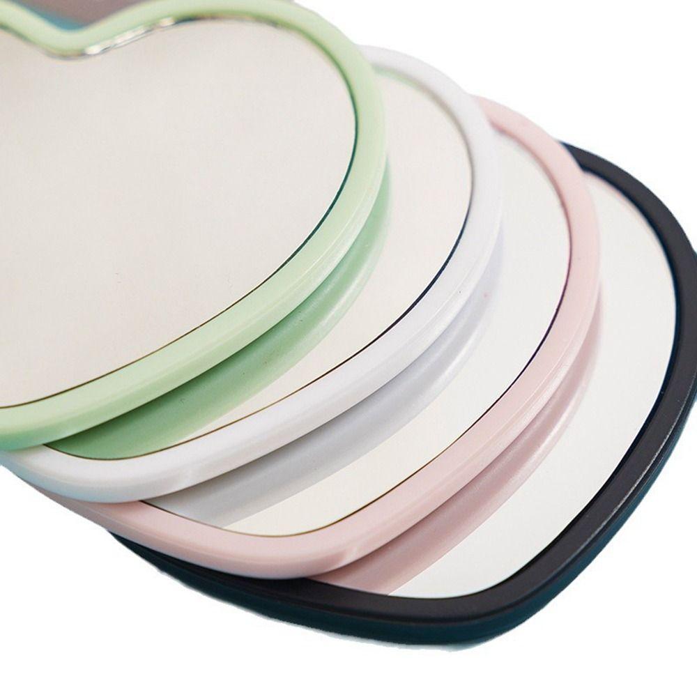 Одностороннее зеркало в форме сердца, зеркало для макияжа с высоким разрешением, ручное зеркало для женщин