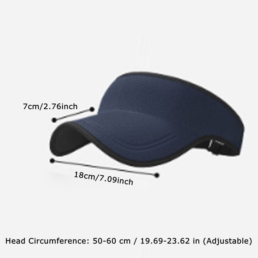 Quick Drying Sports Sun Visor Packable Running Visor Creative Gift Open Top Visor