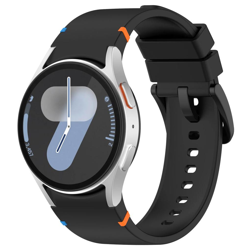 Soft Silicone Strap for Samsung Galaxy Watch 4 5 6 7 44mm 40mm/6 Classic 4mm 43mm Wristband Watch 5 Pro 45mm/4 Classic 46mm 42mm