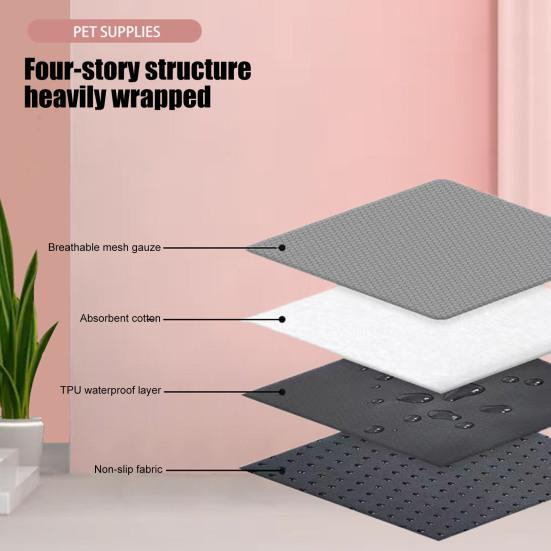 Моющиеся пеленки для собак, многоразовые пеленки для приучения щенков к горшку, впитывающие, непротекаемые пеленки для дома и путешествий