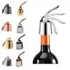 2pcs Press Handle Wine Saver Bottle Stopper Portable Wine Toppers Stopper for Wine Lovers