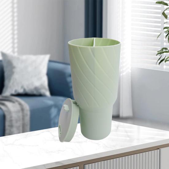 Silicone Cup Liner 2-in-1 Separator for 2 Drinks In 1 Cup Food Grade Silicone Cup Divider Compatible with 40 Oz Cups Reusable Drink Separator