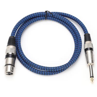 6.5 TS к гнезду 6.35 Аудиокабель XLR Микрофон Гитара Бескислородная медь для микшера(1 м. 3,3 фута )