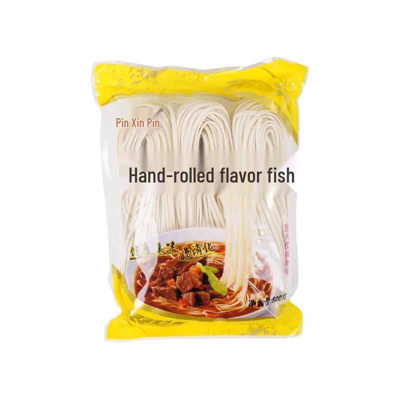 Pinxinpin Hand-Pulled Semi-Dry Instant Noodles, Healthy Flavor, 500g/bag