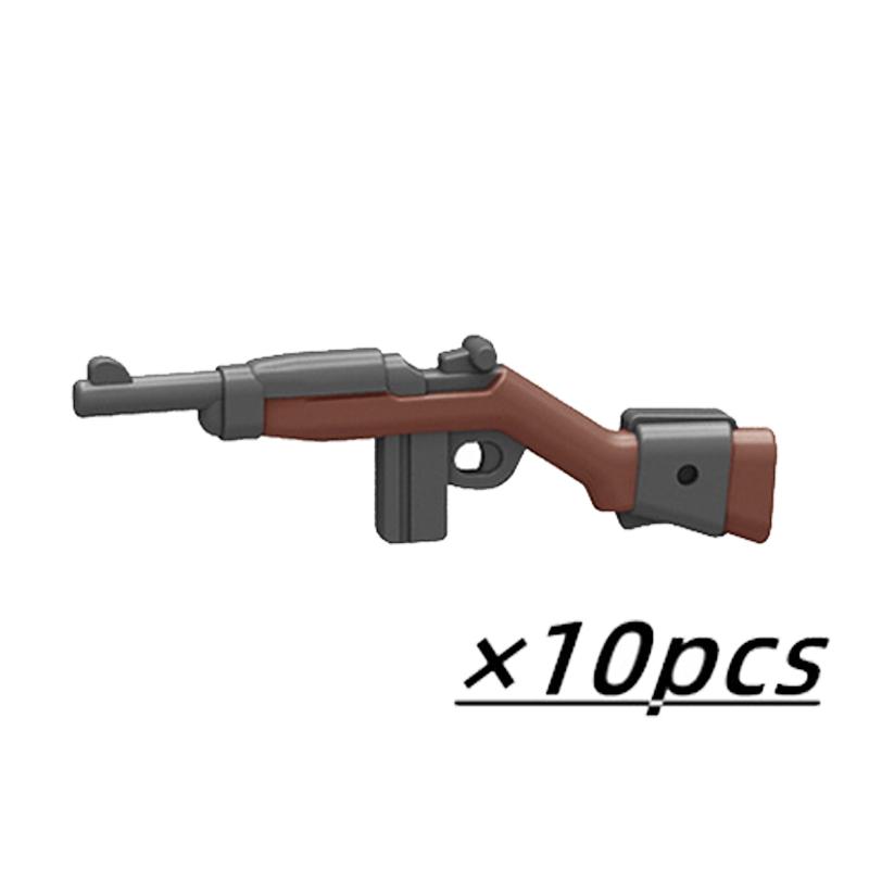 Военный строительный блок Второй мировой войны, фигурка солдата, оружие, игрушечный пистолет, снайпер, автомат, карабин АК, винтовка, аксессуары, армейские кирпичи, модель B081