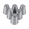 6psc Mounted Tip Piping Nozzle Set Cake Decorating Tips  Cookie Icing Dessert Making