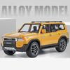 RE021/24 Toyota 2024 PRADO Land Cruiser Lc250 Alloy Car Model Diecast Metal Toy Off-road Vehicle Car Model Sound and Light Kids Gift