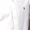 Polo Ralph Lauren FW22 Solid Oxford рубашка с коротким рукавом мужские рубашки белые 710794605-002