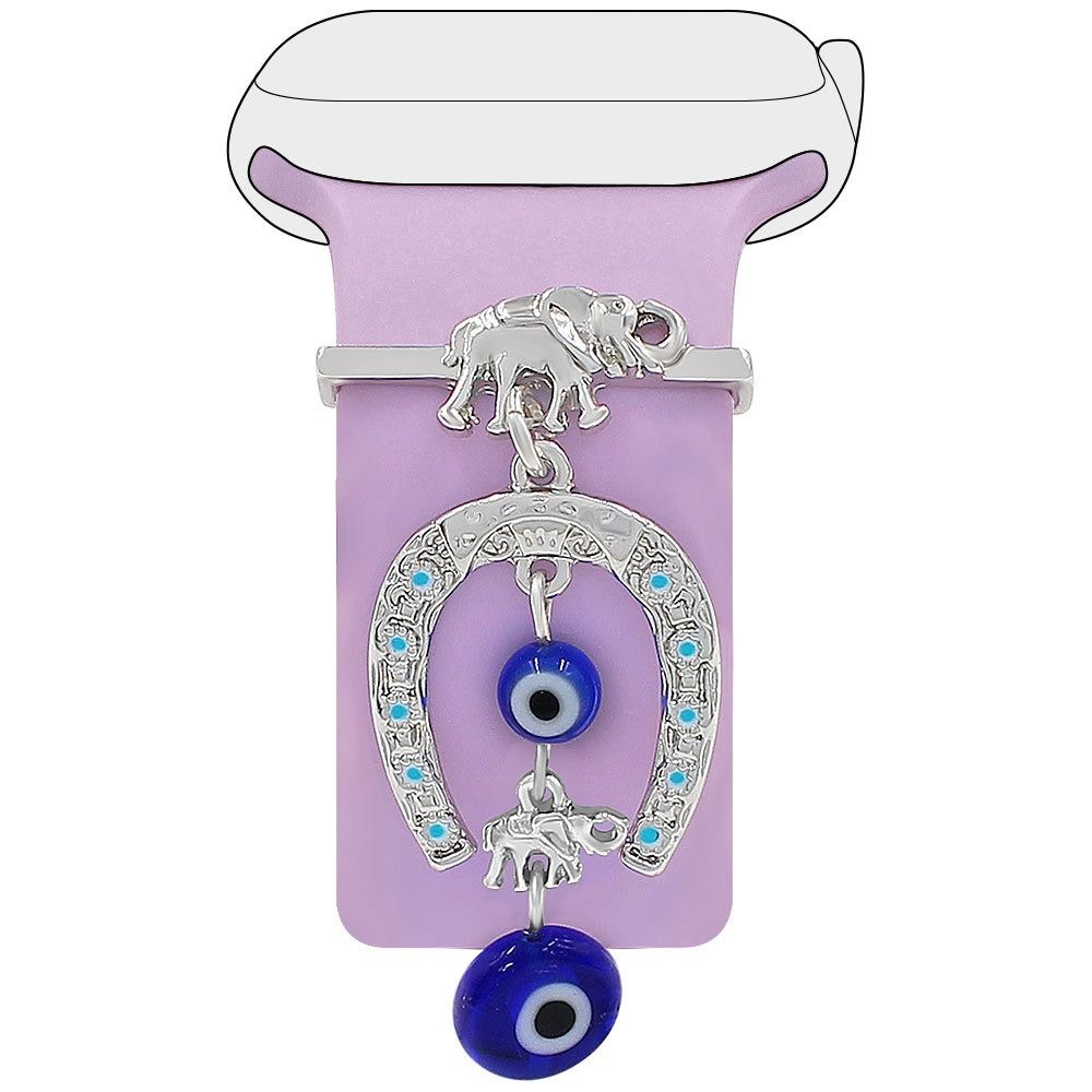 Металлический ремешок для часов, орнамент, браслет, подвески, модное декоративное кольцо, ремешок, аксессуары