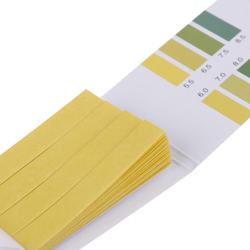 80 Strips Meters Indicator Ph Value 5.5-9.0 Alkaline Acid Litmus Testing Paper