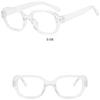 Women's Glasses Anti-Blue Light Fashion Personality Retro Artistic Modern Street Shooting Travel Commuter Rectangular Plain Glasses
