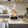 Bear Compact Multifunctional Electric Steamer with Timer CN plug (adapter included)
