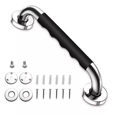 Поручень для душа из нержавеющей стали 304, силиконовая противоскользящая ручка для ванны для пожилых людей и людей с ограниченными возможностями